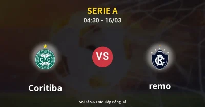 Coritiba vs remo 16/03