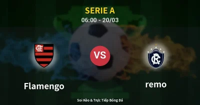 Flamengo vs remo 20/03
