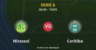 Mirassol vs Coritiba 19/03
