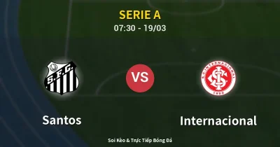 Santos vs Internacional 19/03