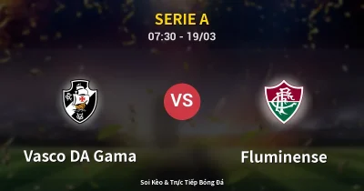 Vasco DA Gama vs Fluminense 19/03