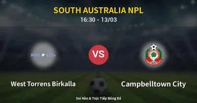 West Torrens Birkalla vs Campbelltown City 13/03