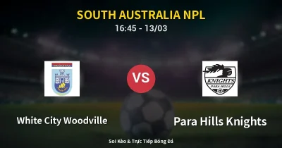White City Woodville vs Para Hills Knights 13/03