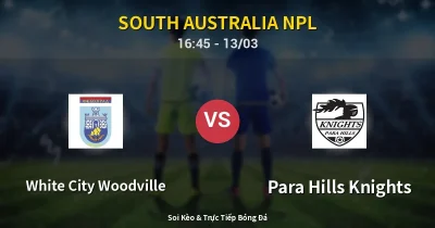 White City Woodville vs Para Hills Knights 13/03