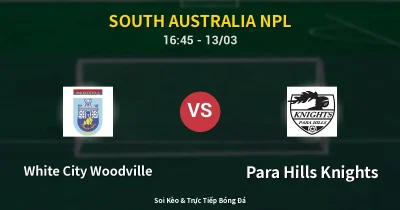 White City Woodville vs Para Hills Knights 13/03