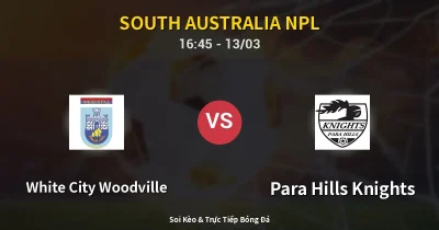 White City Woodville vs Para Hills Knights 13/03
