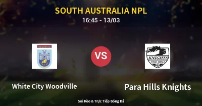 White City Woodville vs Para Hills Knights 13/03
