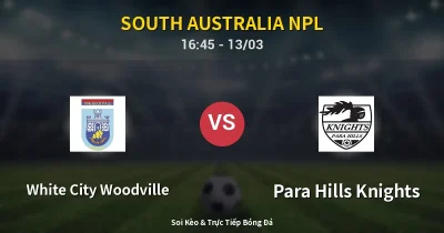White City Woodville vs Para Hills Knights 13/03