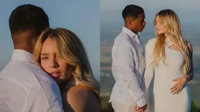 Khoảnh khắc hạnh phúc của Endrick và Gabriely khi chuẩn bị đón con đầu lòng